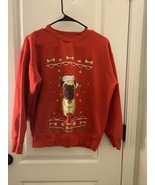 Wasabi &amp; Ginger Kids Red Sweatshirt Holiday Christmas Theme Size Small - $37.83