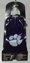 Collegiate Licensed Clemson Tigers Reusable Foldable Water Bottle - £10.35 GBP