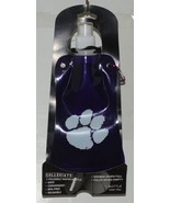 Collegiate Licensed Clemson Tigers Reusable Foldable Water Bottle - £10.26 GBP
