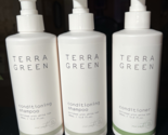 2 Bottle Bundle Terra Green SHAMPOO &amp; HAND &amp; BODY WASH,  12.17oz White Tea - $29.69