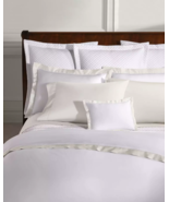 Ralph Lauren 624TC Organic Cotton Sateen Border King Duvet Cover Parchme... - $179.22 CAD