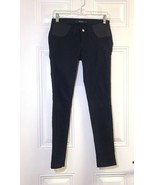 J Brand Mama J Maternity Pants Size XXS Skinny Stretch Black Fade Resistant - $461.95 MXN