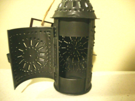 Small Revere Lantern in antique tin  - 9 inch image 3
