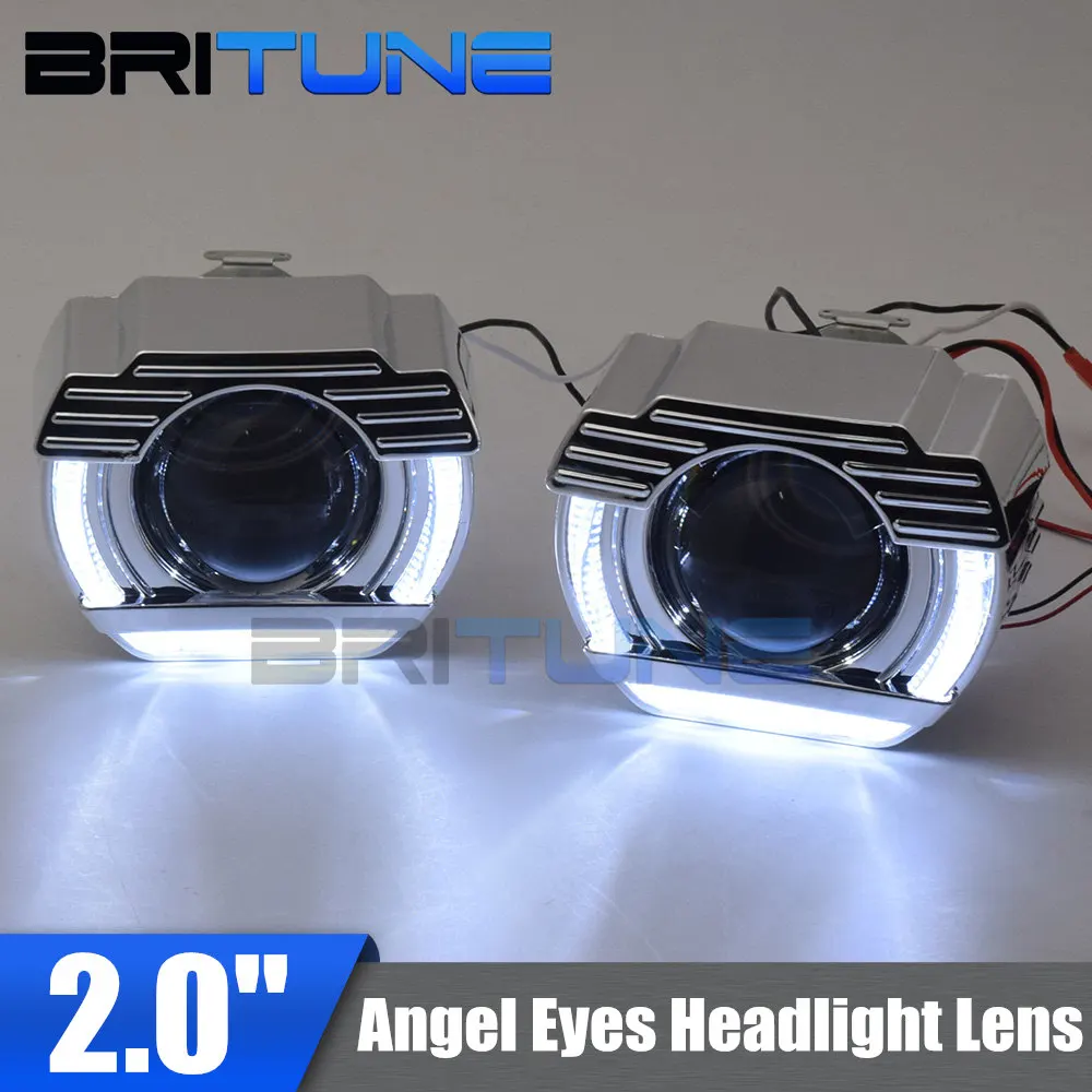 2 Inch Bi-xenon Lenses for Car Headlights Retrofit Projector Kit H1 HID LED - £71.71 GBP