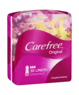 Carefree Original Unscented 30 Liners - $1,326.16 MXN