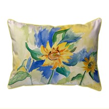 Betsy Drake Betsy&#39;s SunFlower Large Indoor Outdoor Pillow 16x20 - £37.59 GBP
