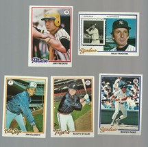 10  1978   Topps Baseball   MINOR STARS   EX+++  or Better   GROUP ONE - $6.91