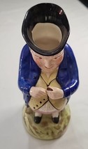 Vintage Staffordshire 8 Inch Toby Jug British Man Pitcher Made In Germany - £63.21 GBP