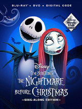 *Nightmare Before Christmas Sing Along Disney Blu-ray+DVD+Digital + Slipcover NE - £10.16 GBP