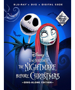 *Nightmare Before Christmas Sing Along Disney Blu-ray+DVD+Digital + Slip... - £10.06 GBP