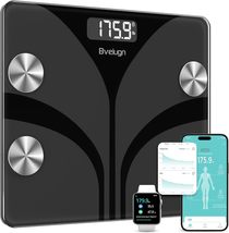 Scale for Body Weight, Bveiugn Digital Bathroom Smart Scale LED Display,... - £21.23 GBP