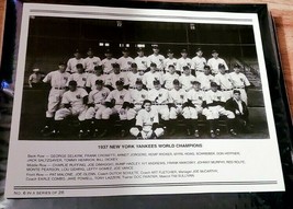 1937 New York Yankees Team Photo  8x10 Daily News Original Reprint - £7.84 GBP