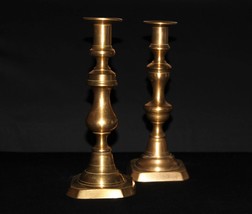 Pair of Vintage Brass Candlesticks | Candle Holders - £47.18 GBP