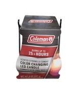 Coleman Citronella Candle Color Changing LED 8 oz Burns 25+ Hours - $21.63 CAD