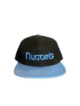 Men’s Mitchell And Ness Denver Nuggets NEW No Tags Black And Blue SnapBack Hat - £23.10 GBP