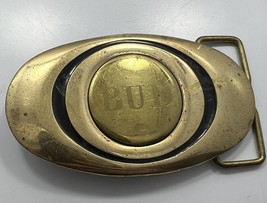 Vintage Solid Brass BUD Belt Buckle, Budweiser king of beers? - £15.96 GBP