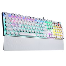 AULA F2088 Typewriter Style Mechanical Gaming Keyboard Blue Switch, with Removab - £67.47 GBP