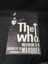1964 Original - THE WHO Tuesdays At The Marquee Concert Poster 22x15 - $68.21 CAD