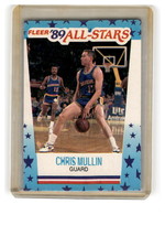 1989-90 Fleer Stickers All Star #9 Chris Mullin Golden State Warriors - £1.16 GBP
