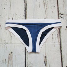 Seafolly Womens XS (4) Block Party Hipster Cheeky Bikini Bottoms Denim Blue - £16.18 GBP