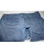 Old Navy SweetHeart Womens Plus 18 Shorts Blue Jean Denim Fringe 5 Pocke... - $14.77