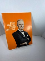 Fred Waring Stereo Festival Program Souvenir Guide 1960s Illustrated Photos - £11.82 GBP