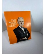 Fred Waring Stereo Festival Program Souvenir Guide 1960s Illustrated Photos - $282.50 MXN