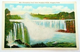 NY Niagara Falls Horseshoe Falls From Prospect Point  (452) c1930 Postcard 19914 - £6.12 GBP