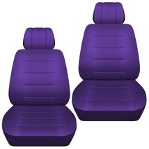 Front set car seat covers fits 2010-2020 Kia Soul     solid purple - £55.30 GBP