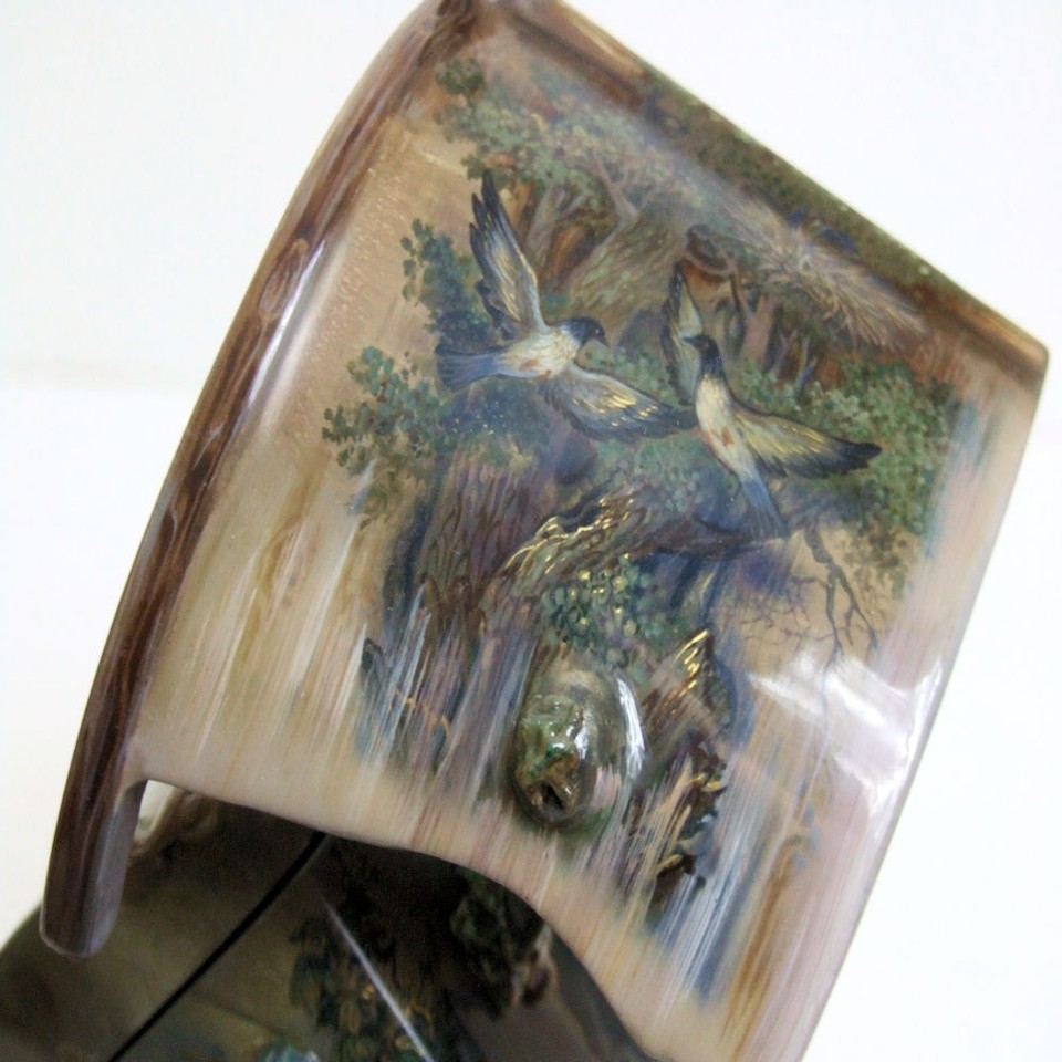 Hand Painted One Of A Kind Russian Lacquer Box "Ural Tales" By N. Zotov-
show... Item image 6