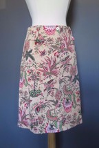 BYBLOS women pencil stretch skirt floral print  size US 6 new - $33.66