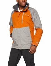 Columbia mens Wildside Jacket Bright Copper/Boulder Heather Size XX-Large - $49.43