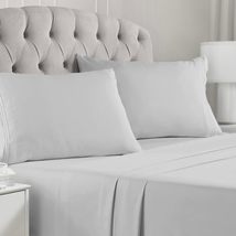 King Bed Sheet Set - 4 Piece Iconic Collection Bedding Sheets &amp; Pillowcases - £51.21 GBP