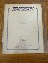 Temptation Sheet Music - £31.06 GBP