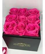 9 PERFECTIONE ROSES Preserved in a Gift Box That Lasts for Years - Open Box - $30.00