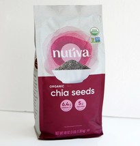 Nutiva Organic Chia Seeds USDA Organic NON-GMO verified, 3lb Bag - £35.68 GBP