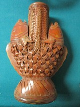  Wicker Fishes Chinese Vase 8&quot; - £58.48 GBP