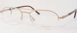 Creation by NiGuRa K5004 A GOLD UNIQUE RARE EYEGLASSES FRAME 52-18-140mm... - $49.50