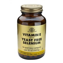 Solgar Dry Vitamin E with Yeast-Free Selenium Vegetable Capsules, 100 Count - $18.85