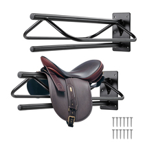 VEVOR Saddle Rack with Pad Bar, 23.8 x 12.6 x 10.2 in, 2 Packs  for Hors... - $47.99