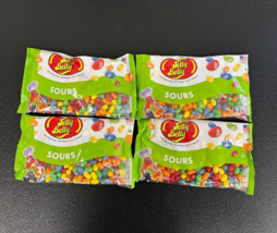 Lot of 4 Jelly Belly Sours Jelly Beans Candy Candies 9oz Bags 2.25 lbs Exp 11/25 - $49.45