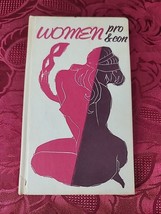 1958 Women Pro &amp; Con By Jeff Hill Vintage Hardcover Book Illustrated Rare Find - £7.08 GBP