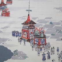 Kyoto Japanese Festival Art Wall Hanging Gion Matsuri Square Tablecloth - £19.44 GBP