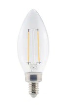 EcoSmart 40-Watt B11 Non-Dimmable LED Candelabra Base Light Bulb, Daylight, 8 Pk - £22.78 GBP