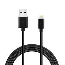 [Pack Of 2] Reiko 3.3FT PVC Material 8 PIN USB 2.0 Data Cable In Black And Si... - £17.13 GBP