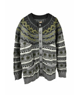 PRPS Hommes Pull Fair Isle Manche Longue Relaxed Grey Taille L - £80.51 GBP