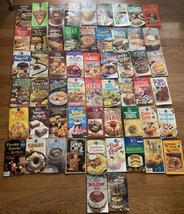 Lot of 56 Pillsbury Classic Cookbooks Paperback Mini Magazines Bake Off 70s 80s - £58.66 GBP