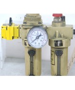 Norgren Air Pressure Regulator Filter Lubricator Regulator w/ Shut Off  ... - $197.00