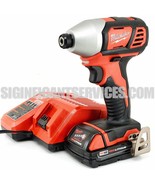 New Milwaukee 2656-20 M18 18V 1/4&quot; Li-Ion 2.0 Ah Hex Impact Driver Bare ... - $129.99