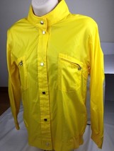 Obermeyer vintage 70s Yellow Nylon Wind Ski Shirt Jacket Womens Small - $101.80 CAD